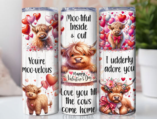 Cow Valentine Tumbler