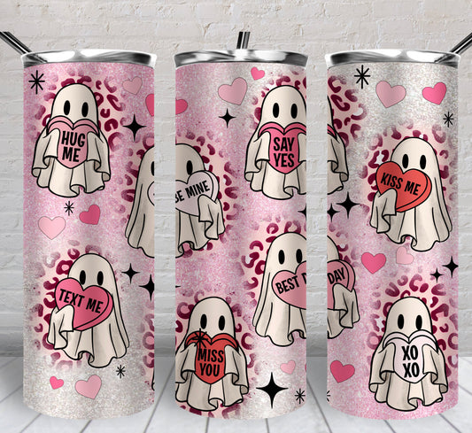 Ghost Valentine Tumbler