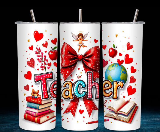 Teacher Hearts Tumbler